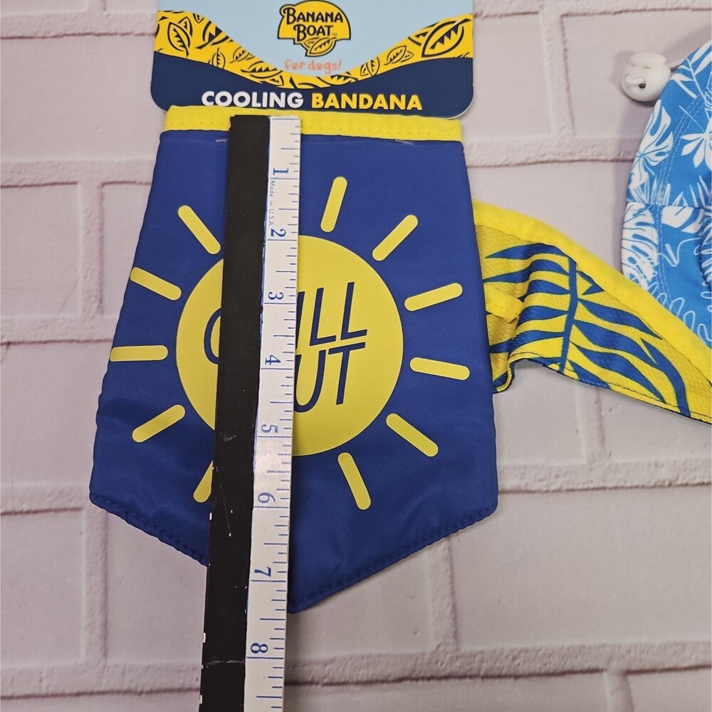 Banana Boat Bucket Hat + Cooling Bandana for dogs set small - Picture 8 of 11